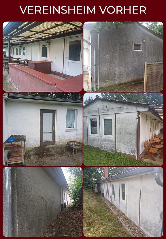 Vereinsheim vor der Renovierung